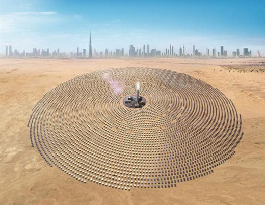 تولید ۵ هزار مگاوات برق در بزرگترین پارک خورشیدی دنیا.. کشور همسایه، دبی …. بزودی!